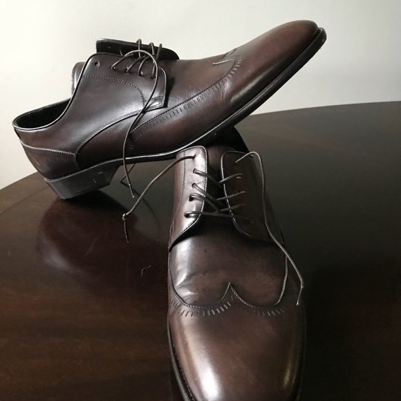 New John Varvatos 12M Oxford Shoes In Italy .$800 main image 6